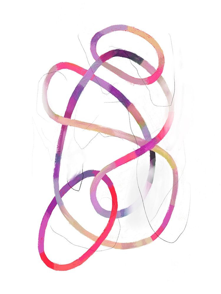 Art Print: Polychrome Tangle III