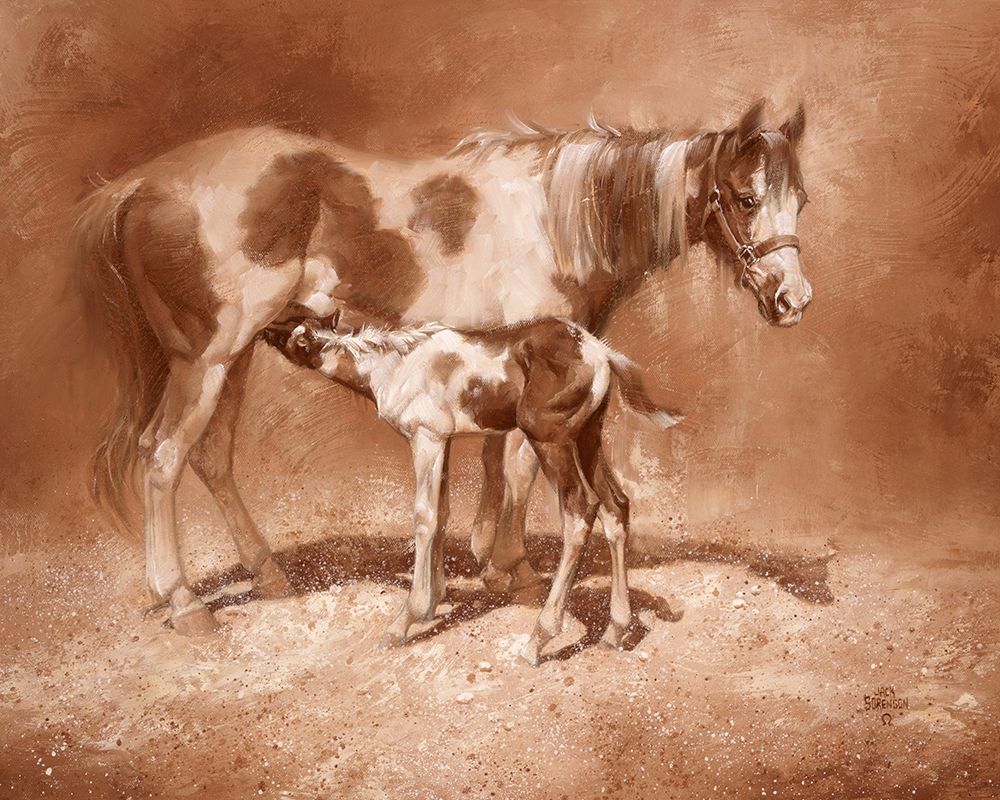 Wall art: Sienna Paint, by Sorenson, Jack