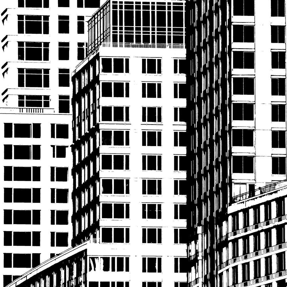 Wall Art Painting id:196863, Name: NYC in Pure B and W I, Artist: Pica, Jeff