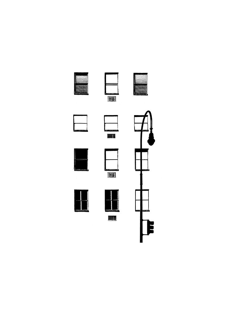 Wall art: NYC in Pure B and W IV, by Pica, Jeff