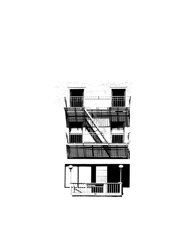 Wall art: NYC in Pure B and W V, by Pica, Jeff