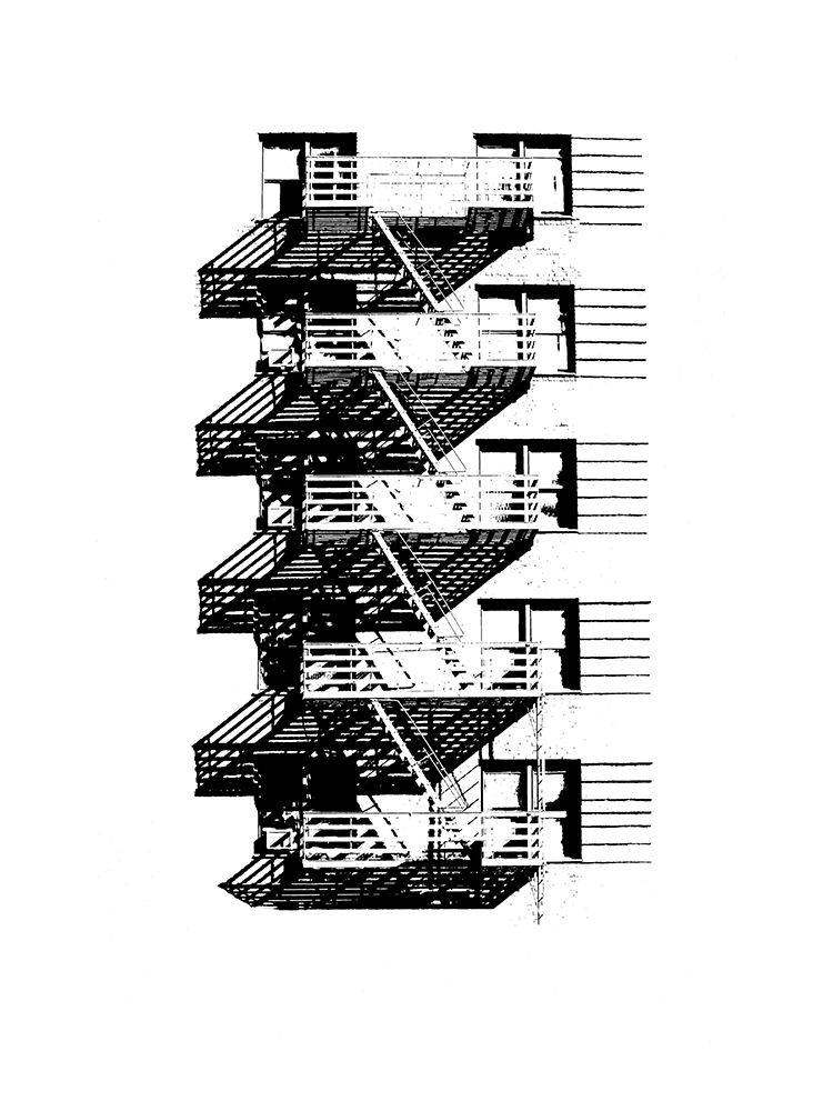 Wall art: NYC in Pure B and W VIII, by Pica, Jeff