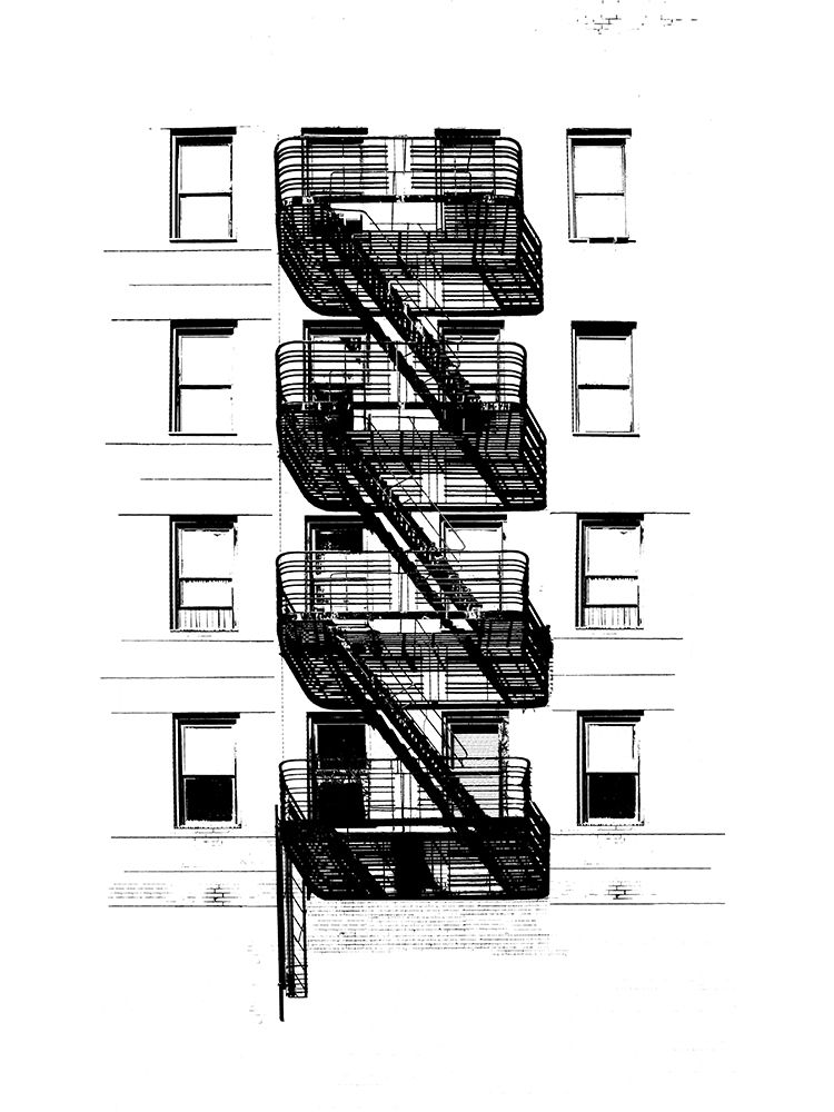 Wall art: NYC in Pure B and W XI, by Pica, Jeff