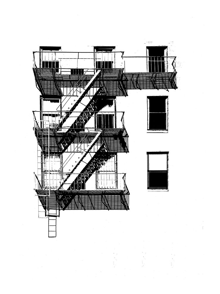 Wall Art Painting id:196876, Name: NYC in Pure B and W XIV, Artist: Pica, Jeff