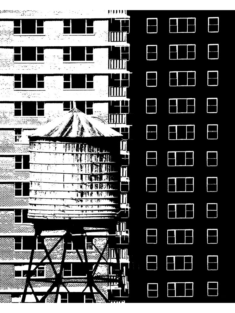 Wall art: NYC in Pure B and W XVII, by Pica, Jeff