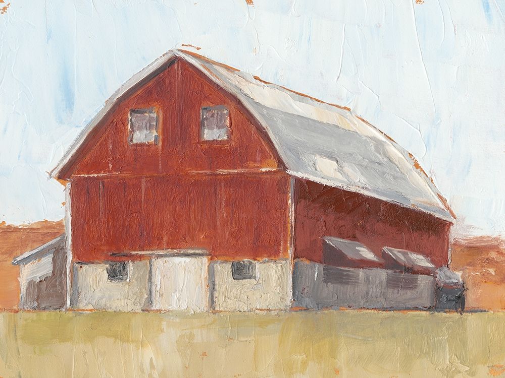 Art Print: Rustic Red Barn II