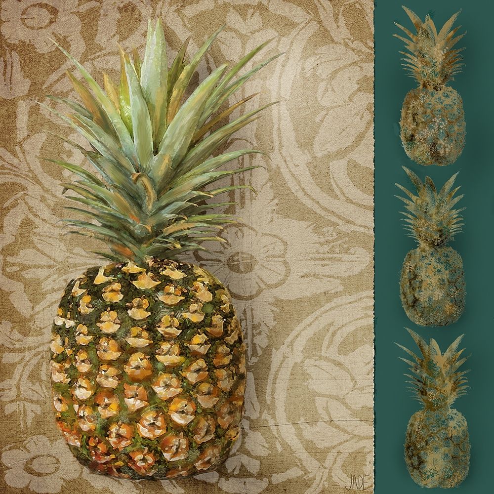 Art Print: Pineapple Welcome I