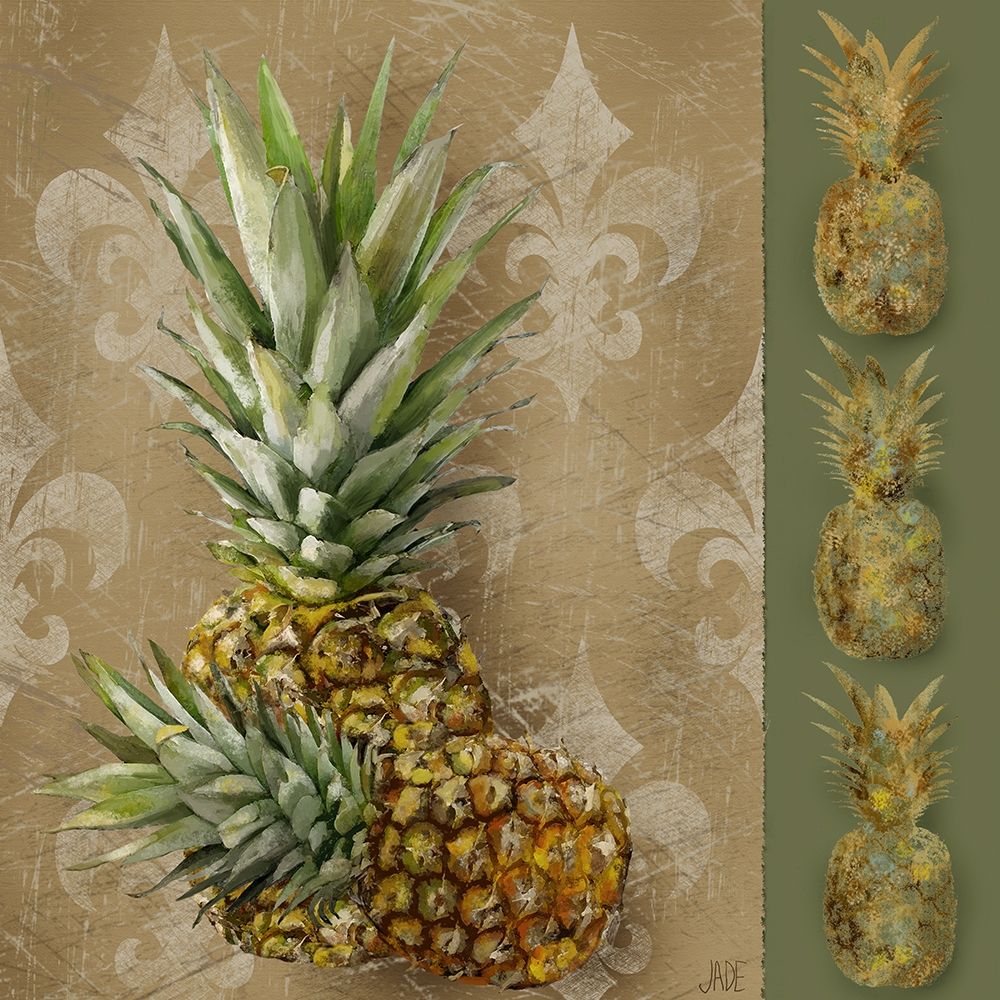 Art Print: Pineapple Welcome II