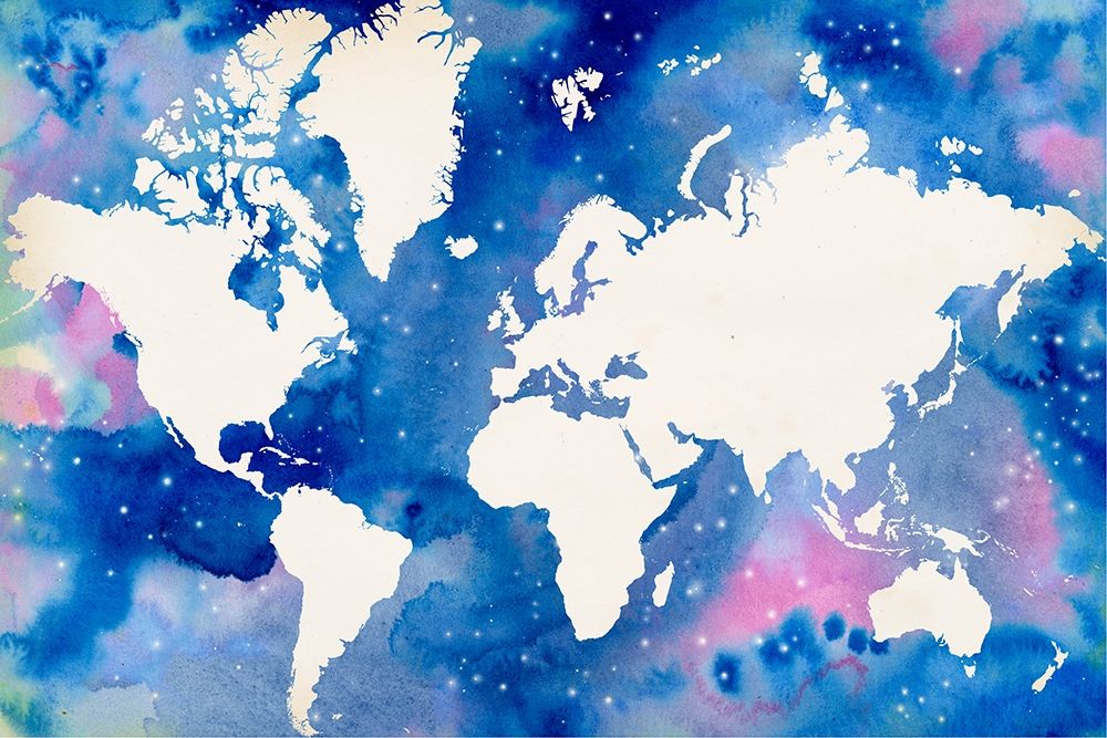 Wall art: Starry World, by Popp, Grace