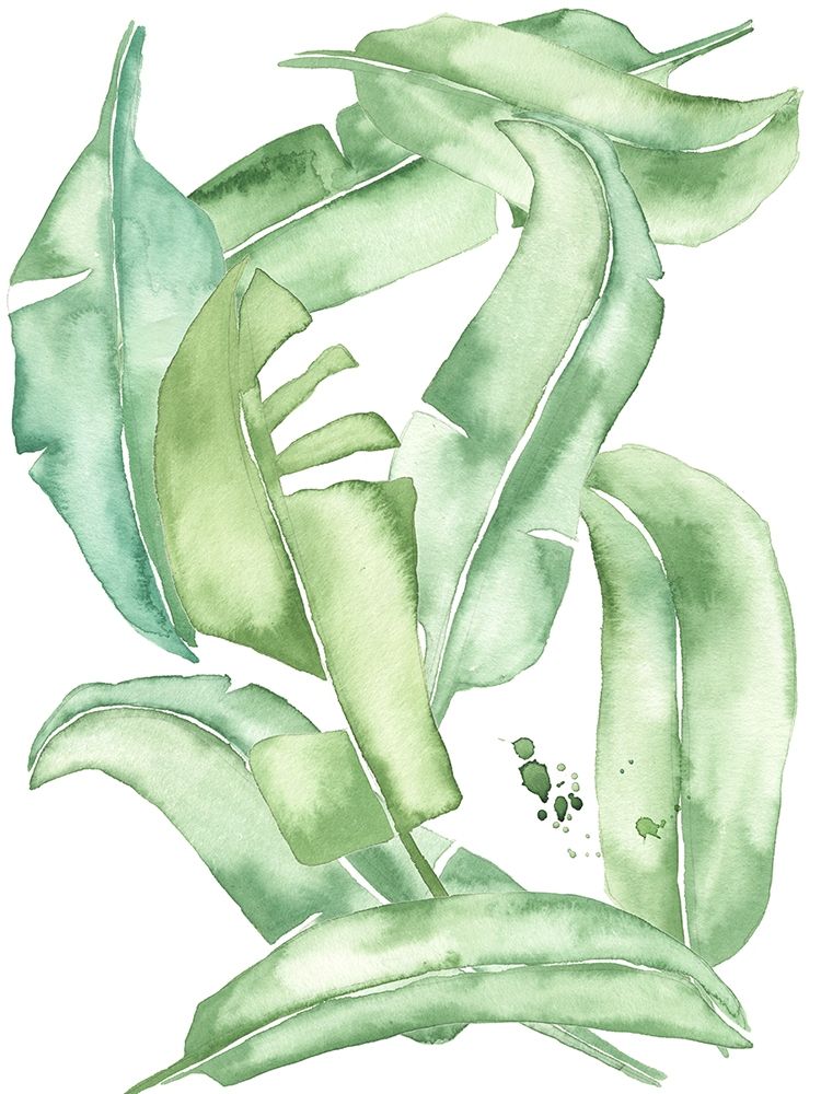 Wall Art Painting id:196982, Name: Green Paradise Palm I, Artist: Wang, Melissa