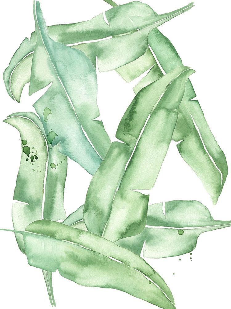 Wall Art Painting id:196983, Name: Green Paradise Palm II, Artist: Wang, Melissa