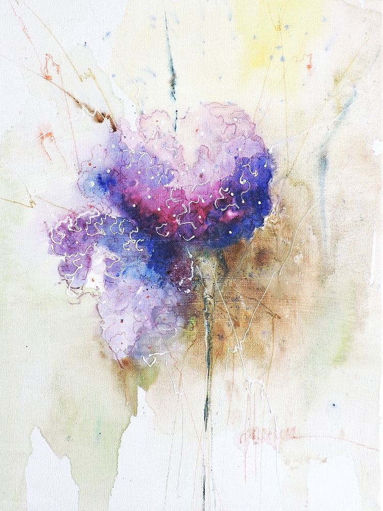 Wall art: Hortenzzia I, by Herrera, Leticia