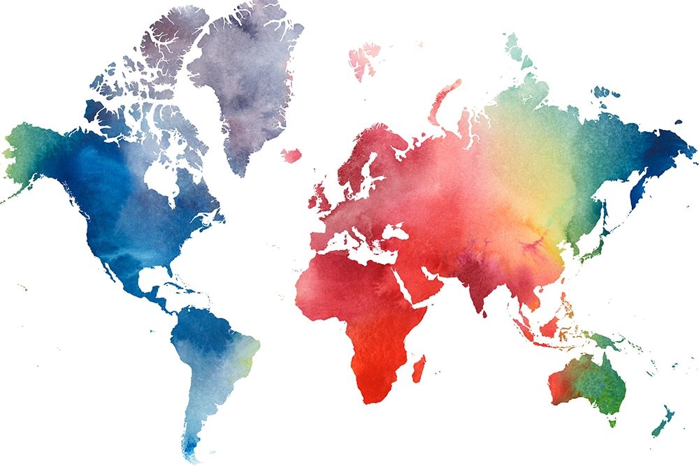 Wall art: Rainbow World, by Popp, Grace