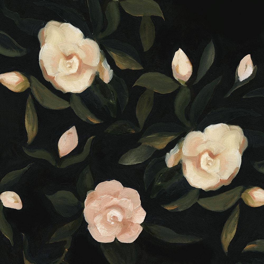 Wall Art Painting id:197255, Name: Evening Gardenias I, Artist: Scarvey, Emma