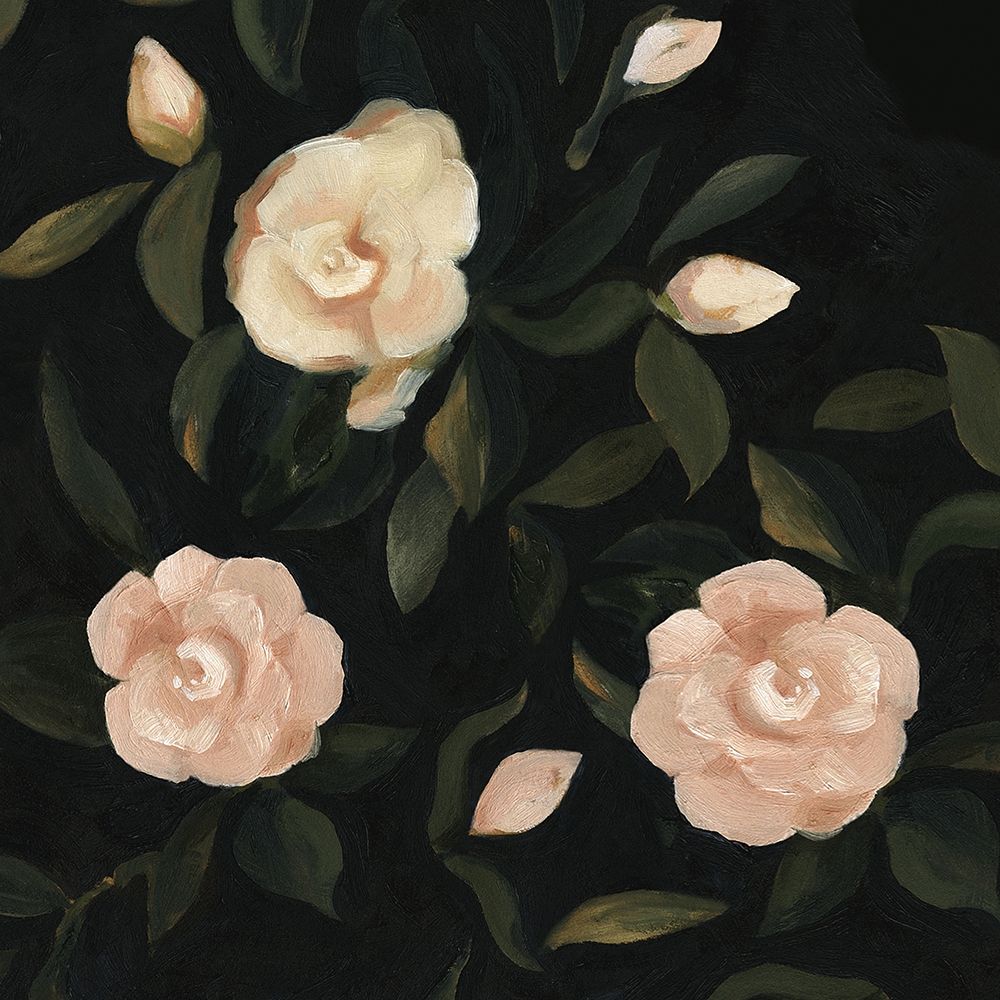 Wall Art Painting id:197256, Name: Evening Gardenias II, Artist: Scarvey, Emma