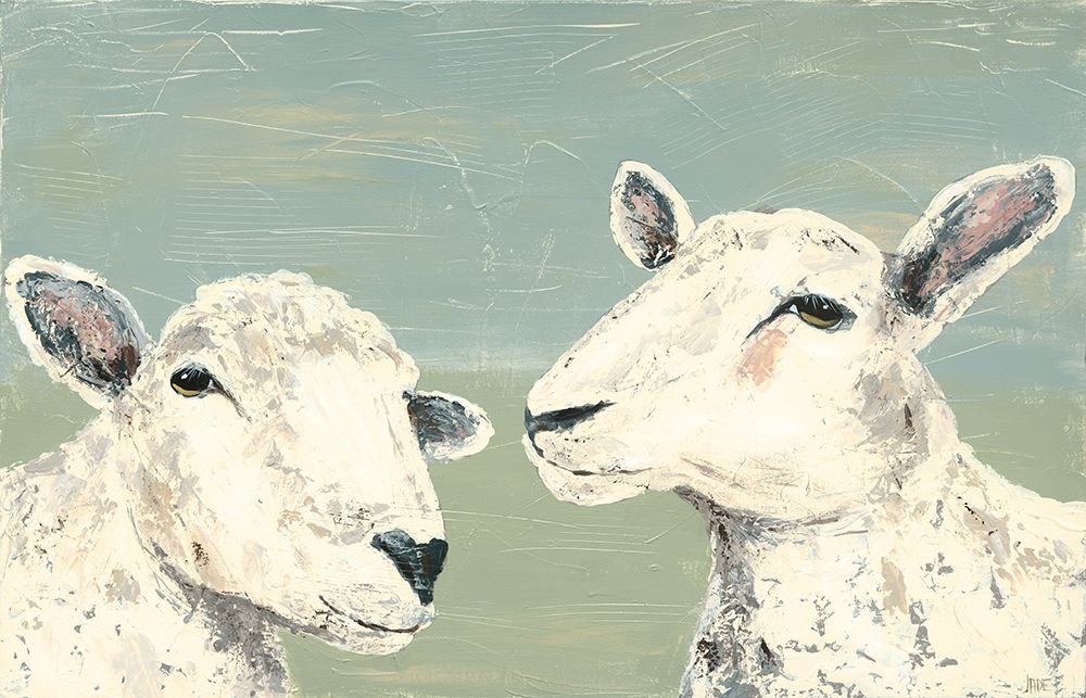 Art Print: Bashful Sheep I