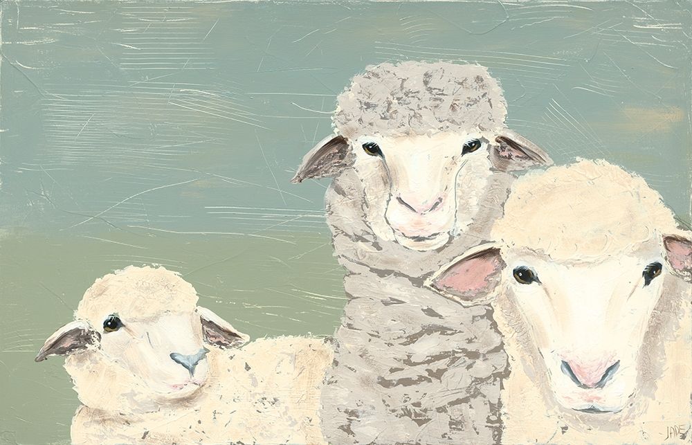 Art Print: Bashful Sheep II