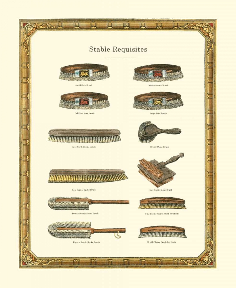 Wall Art Painting id:66473, Name: Stable Requisites, Artist: Vision Studio