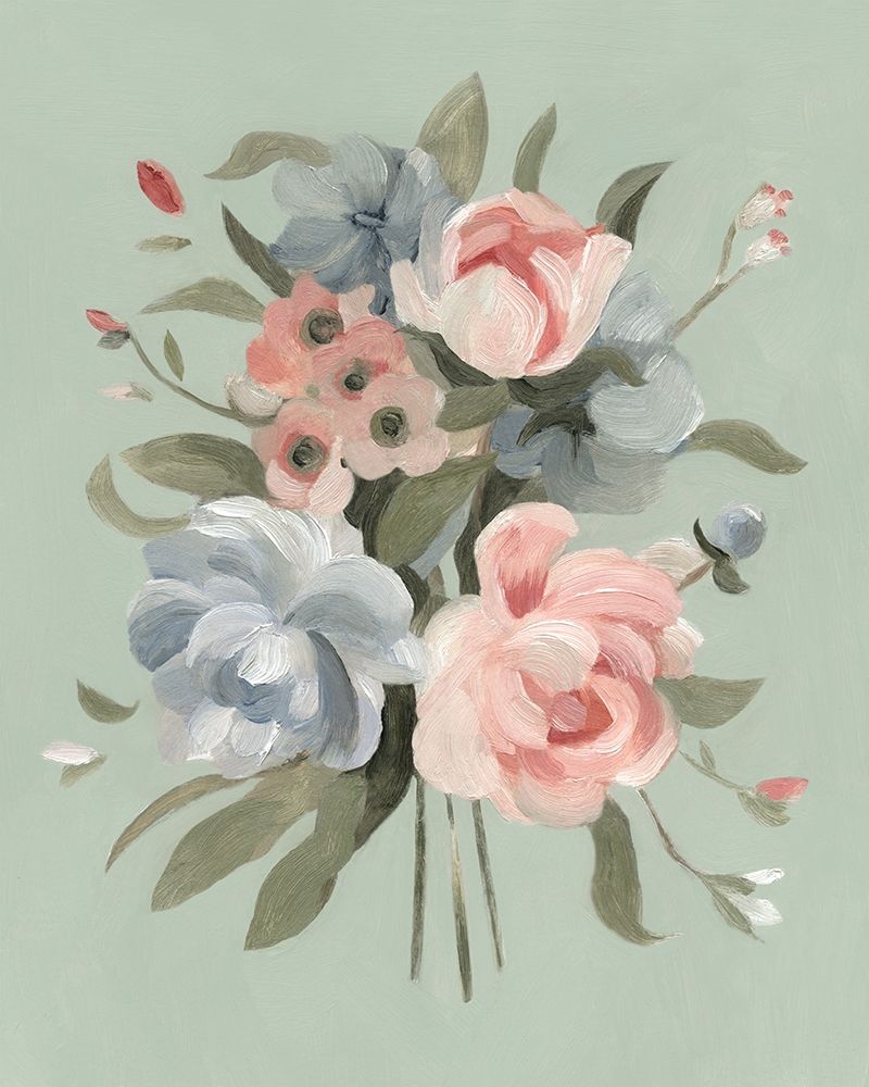 Wall Art Painting id:208249, Name: Pastel Bouquet II, Artist: Scarvey, Emma