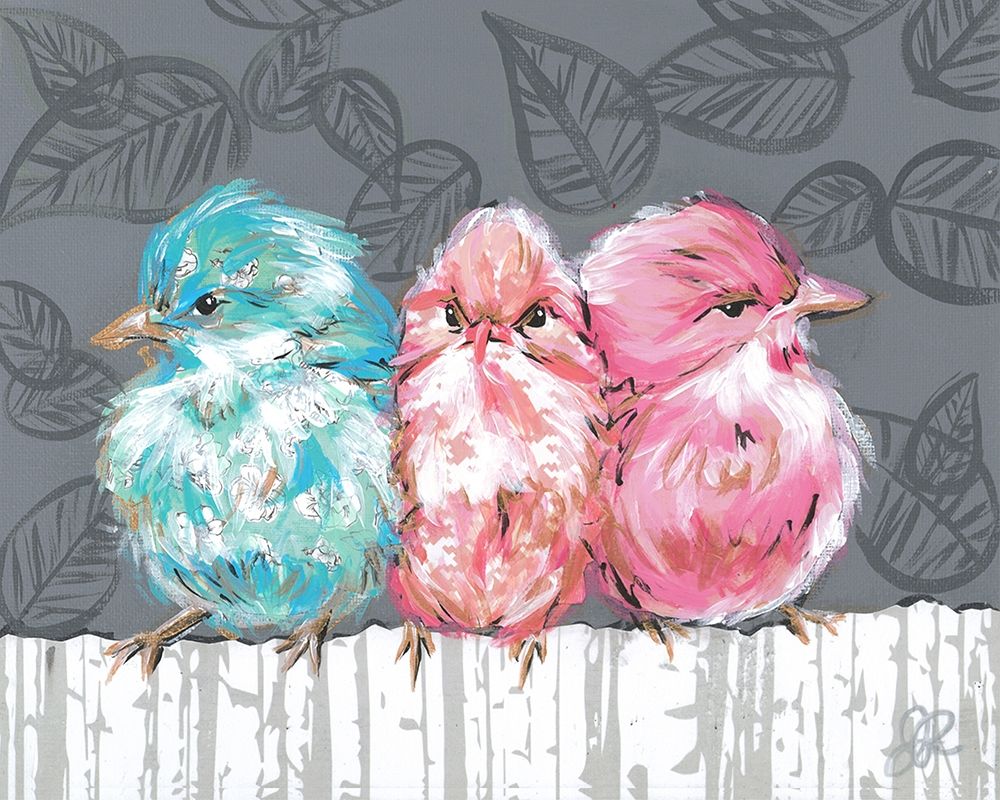 Art Print: Bird Trio I