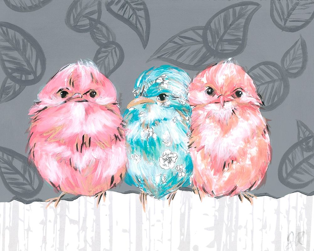 Art Print: Bird Trio II