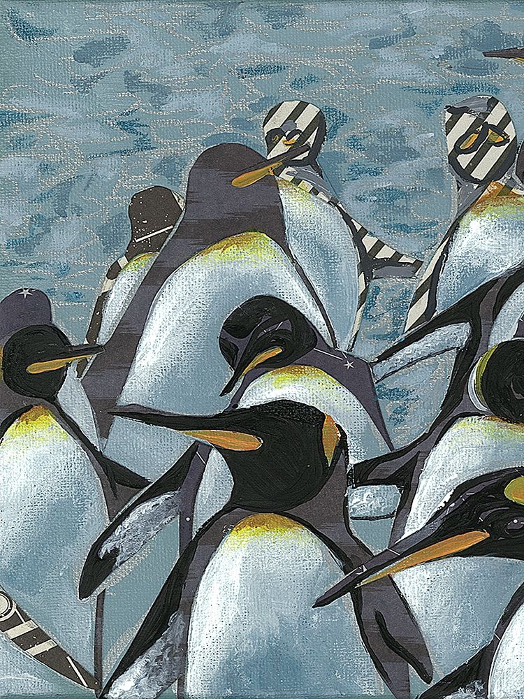 Art Print: Colony of Penguins I
