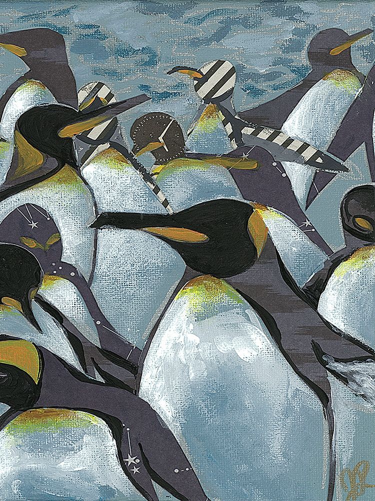 Art Print: Colony of Penguins II
