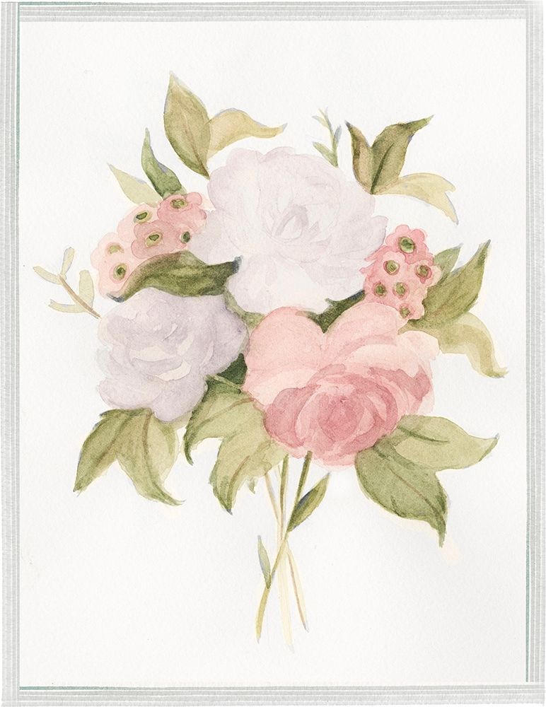 Wall Art Painting id:208252, Name: Soft Bouquet I, Artist: Scarvey, Emma