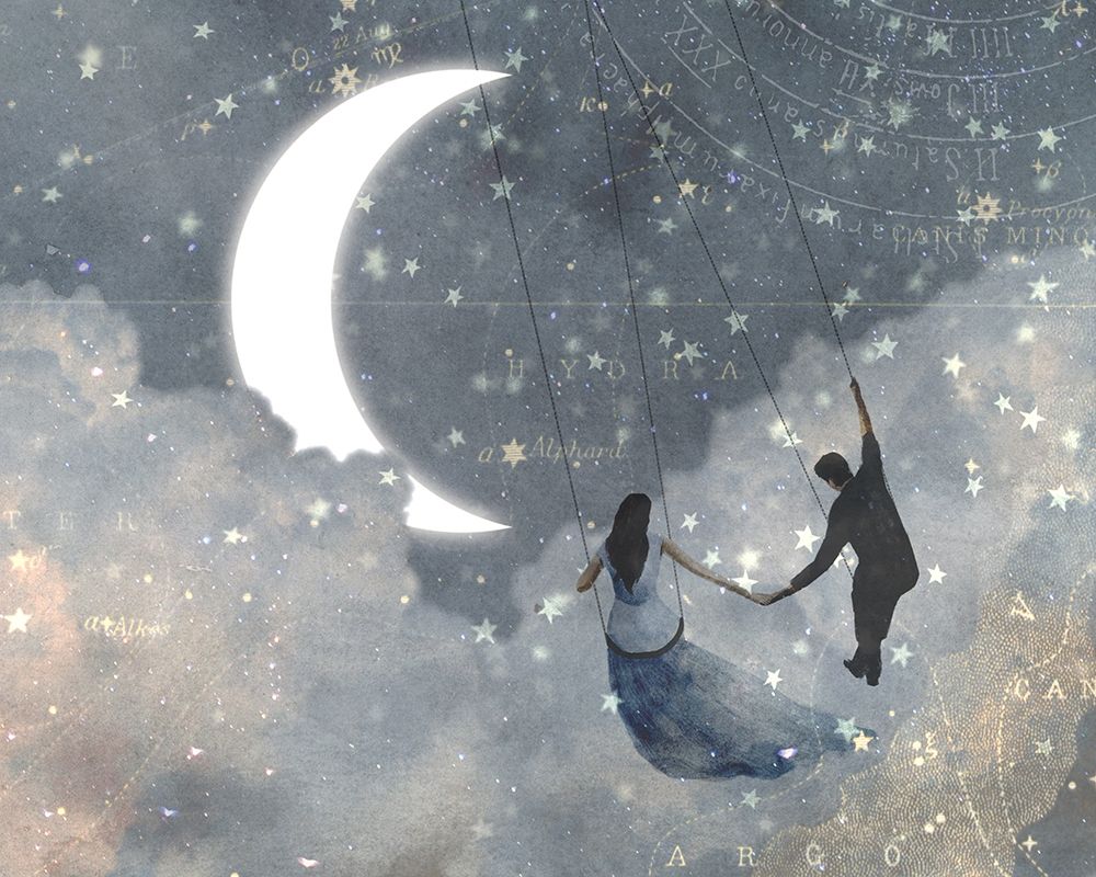 Art Print: Celestial Love I