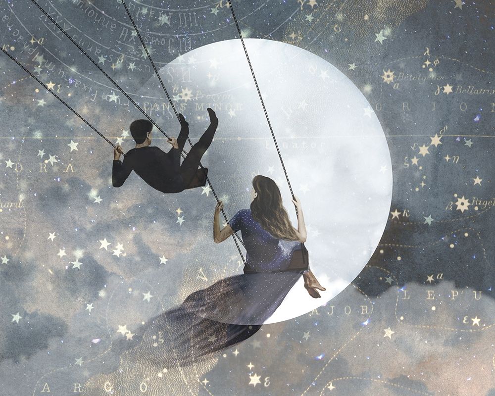 Wall art: Celestial Love II, by Borges, Victoria