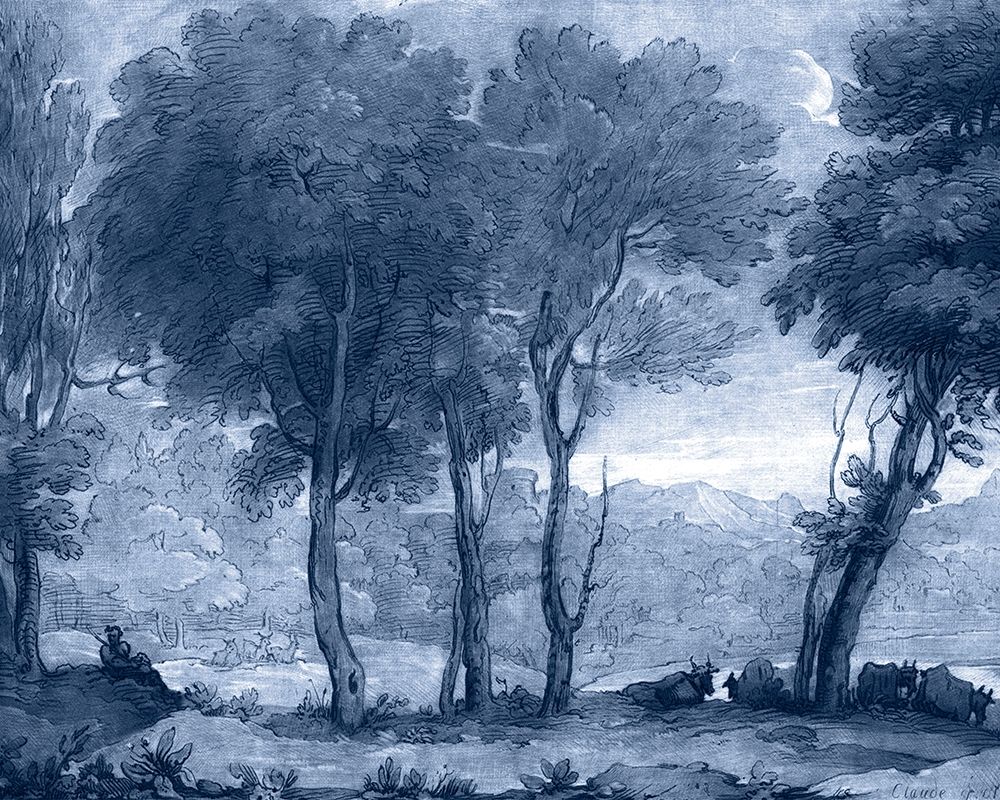 Art Print: Pastoral Toile I