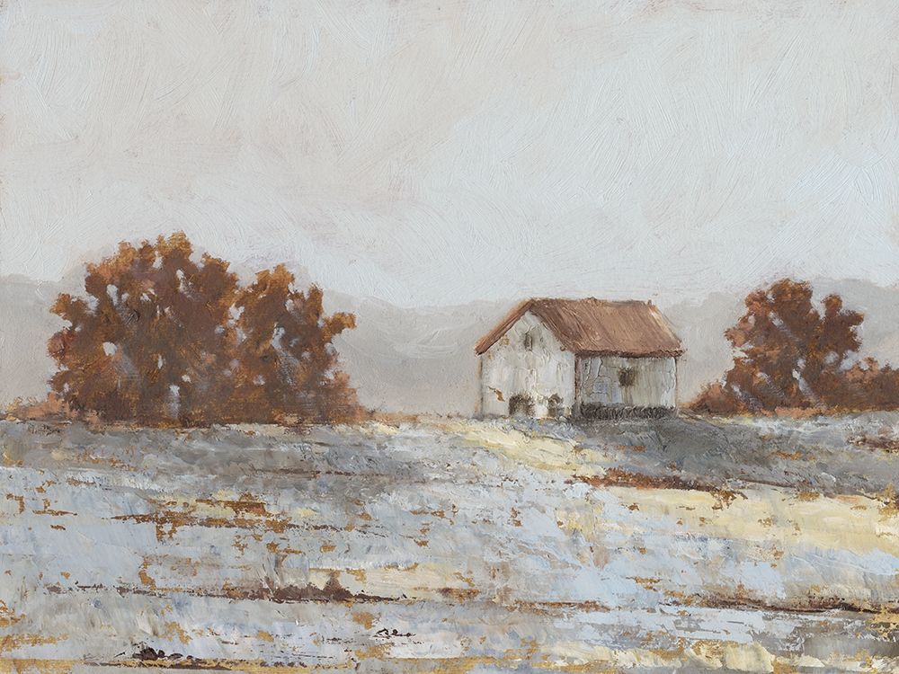 Art Print: Snow Covered Hillside II