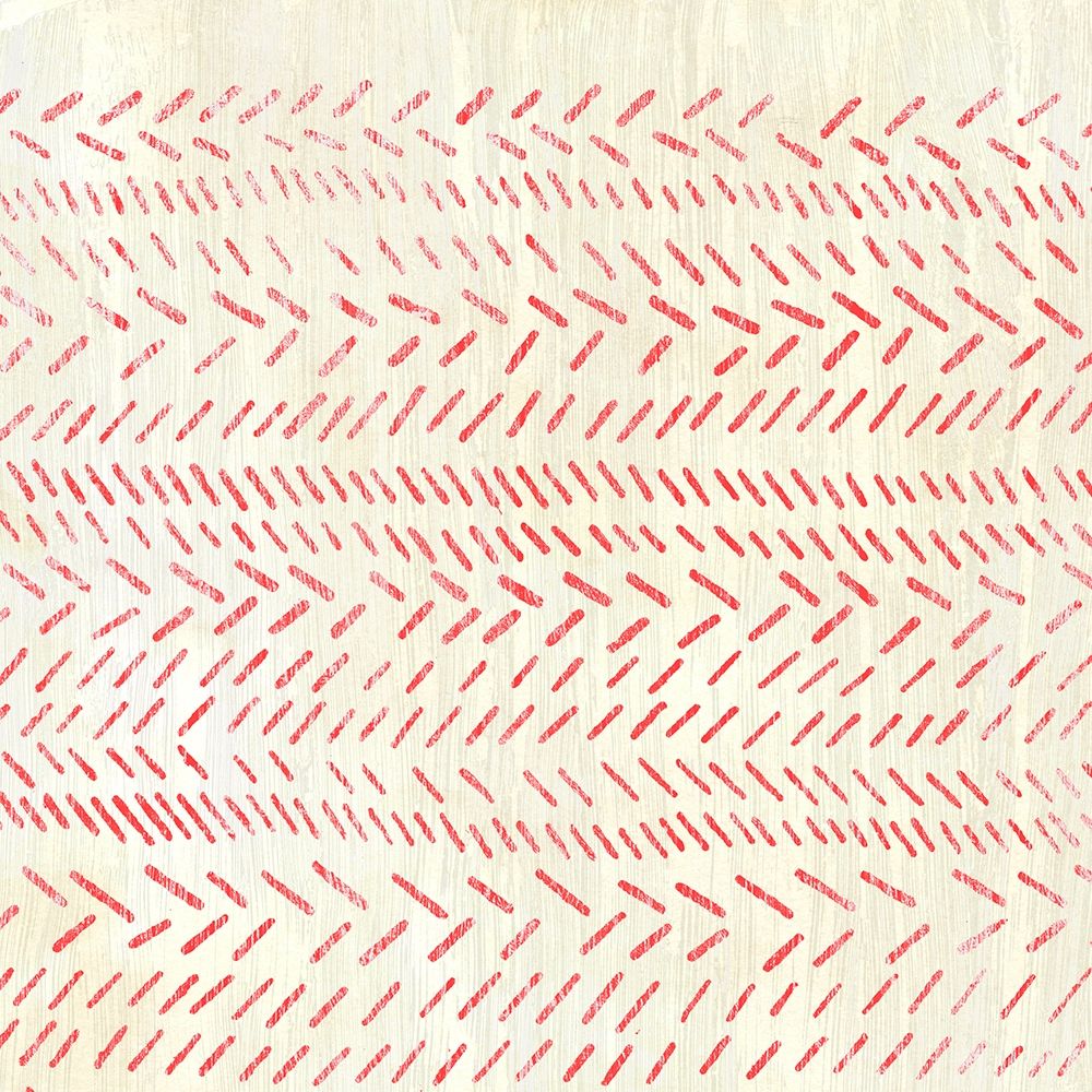 Art Print: Weathered Patterns in Red II