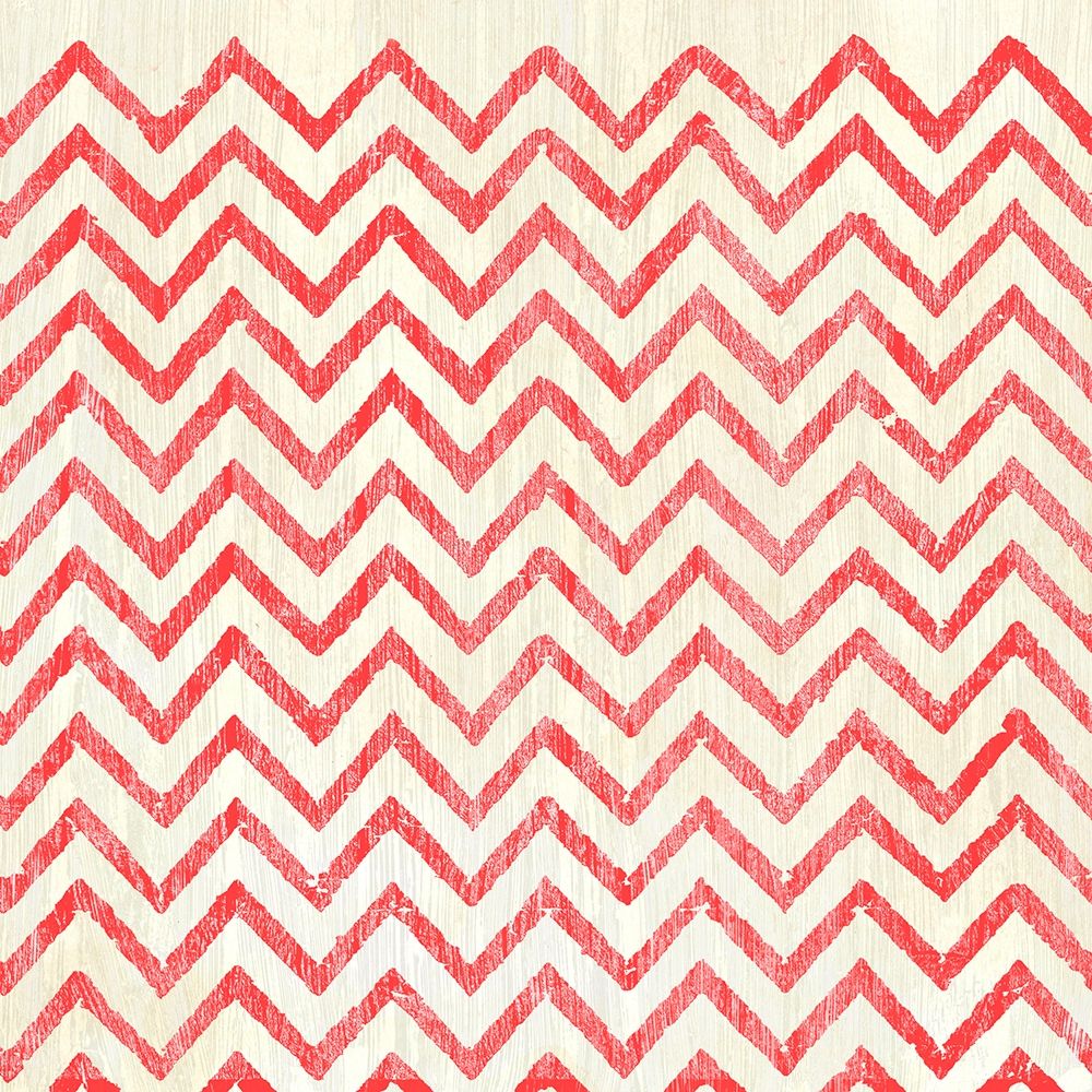 Art Print: Weathered Patterns in Red IV