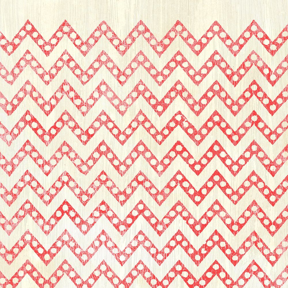 Art Print: Weathered Patterns in Red XII