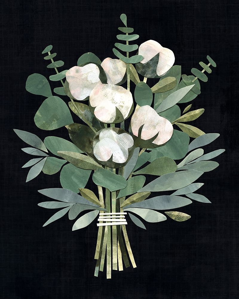 Wall Art Painting id:209849, Name: Cut Paper Bouquet I, Artist: Borges, Victoria