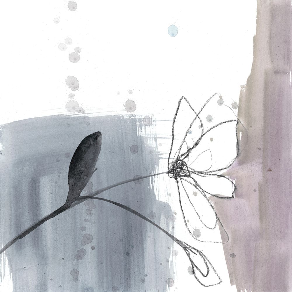 Art Print: Blush Flower Splash III