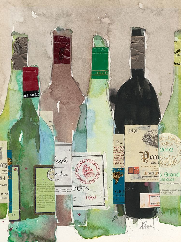 Wall Art Painting id:210127, Name: Red or White II, Artist: Dixon, Samuel