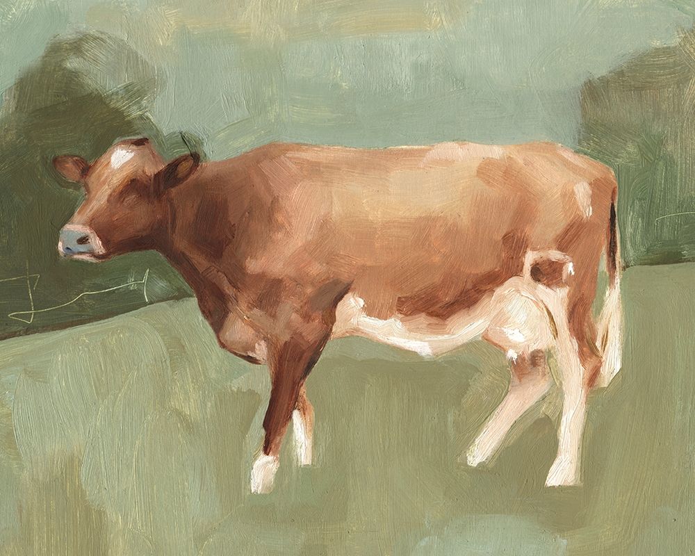 Art Print: Bovine Field I