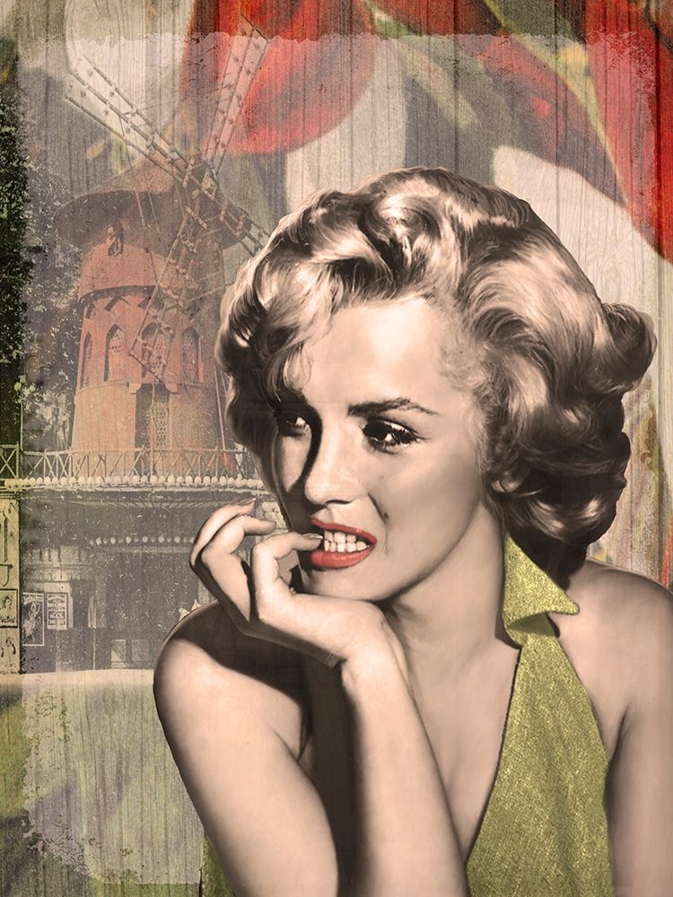 Wall Art Painting id:210247, Name: The Thinker Red Lips, Artist: Consani, Chris