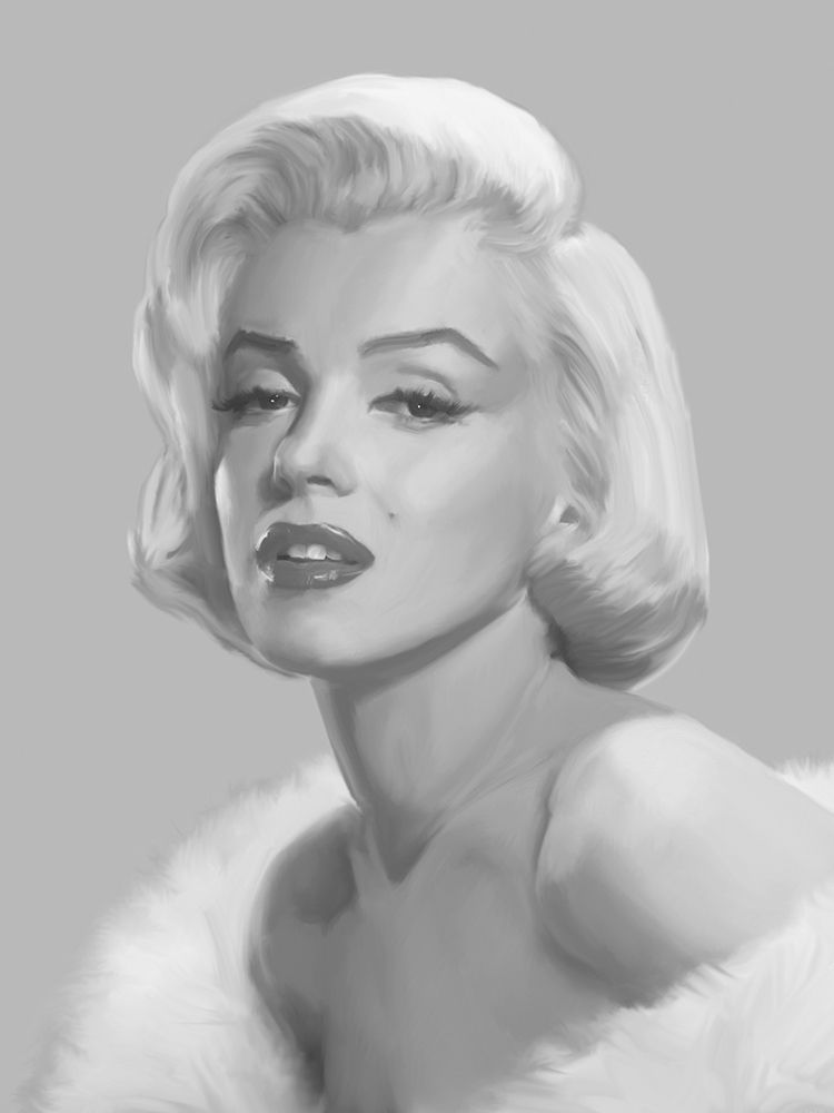 Wall Art Painting id:210249, Name: True Blue Marilyn, Artist: Consani, Chris