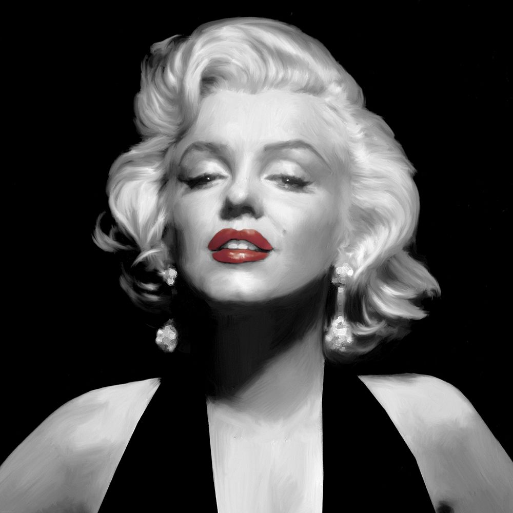Wall Art Painting id:210252, Name: Halter Top Marilyn Red Lips, Artist: Consani, Chris