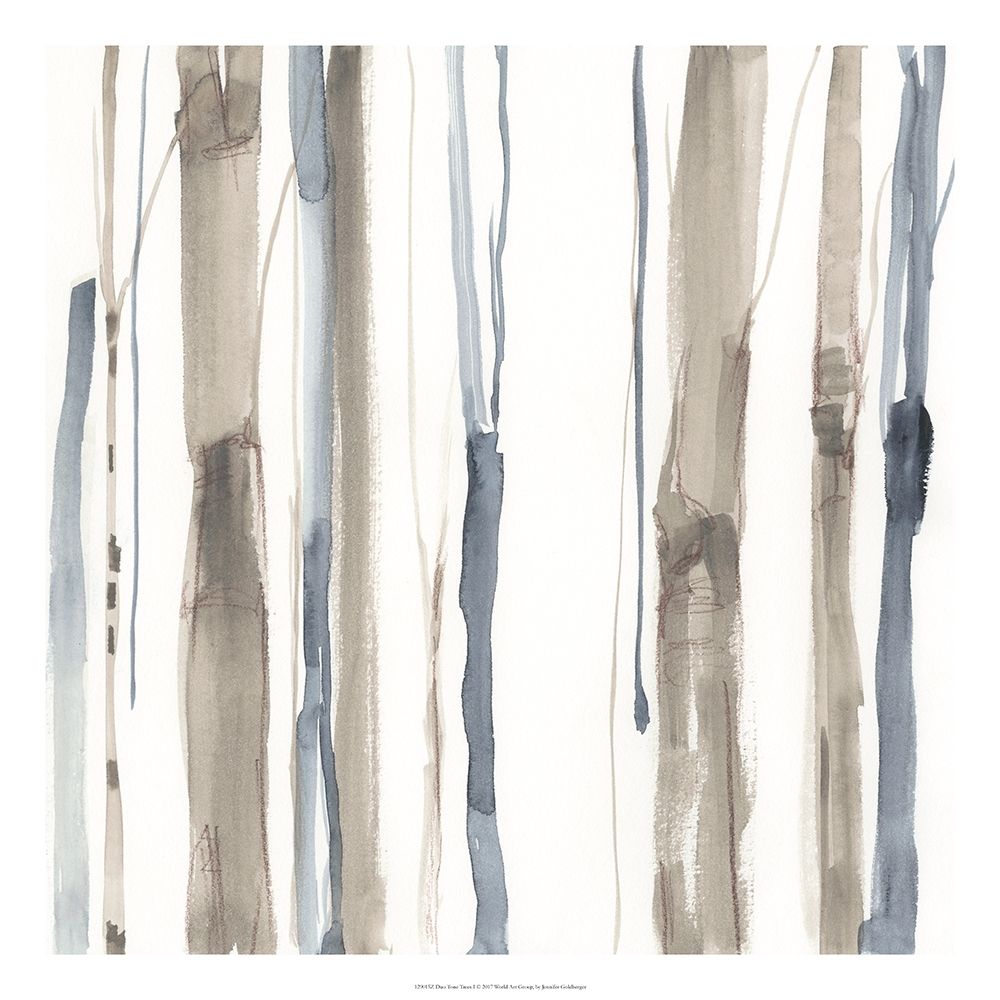 Art Print: Duo Tone Trees I