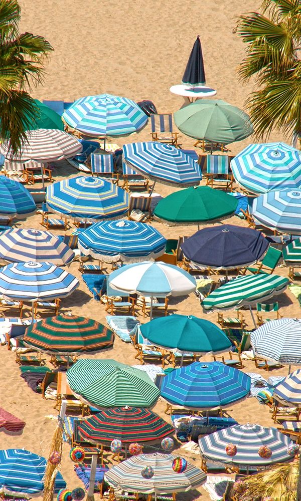 Wall Art Painting id:210345, Name: Umbrellas II, Artist: Linden, Sally