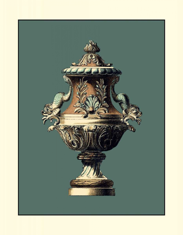 Wall Art Painting id:49548, Name: Classical Urn II, Artist: Vision Studio