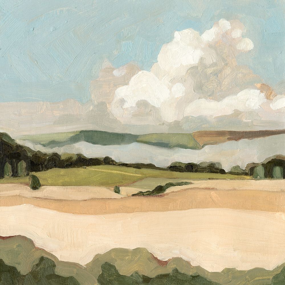 Wall Art Painting id:214809, Name: Cumulus Landscape II, Artist: Scarvey, Emma