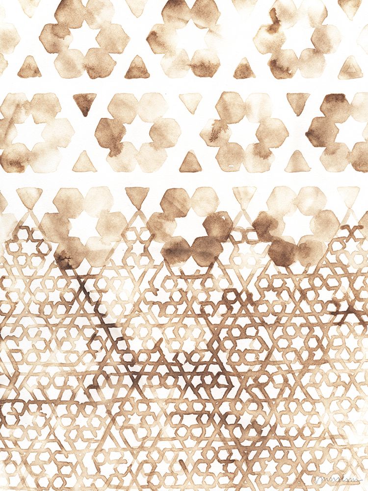 Wall art: Sepia Madras III, by Lam, Vanna