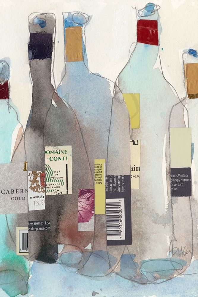 Art Print: The Wine Bottles III