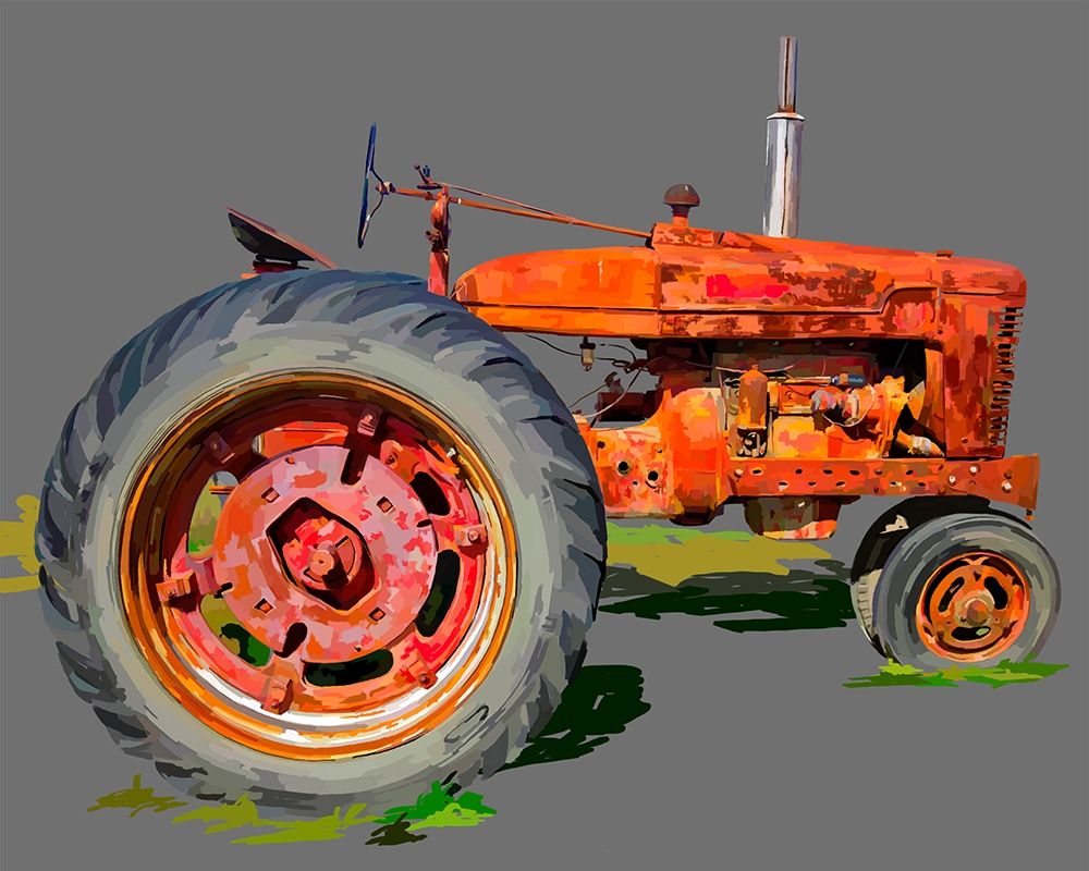Wall Art Painting id:215130, Name: Vintage Tractor XI, Artist: Kalina, Emily