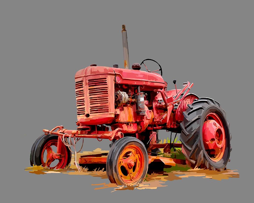 Wall Art Painting id:215132, Name: Vintage Tractor XIII, Artist: Kalina, Emily
